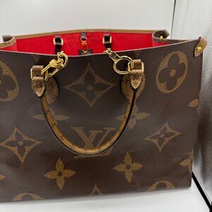 Louis Vuitton OnTheGo Tote GM Brown Canvas/Leather